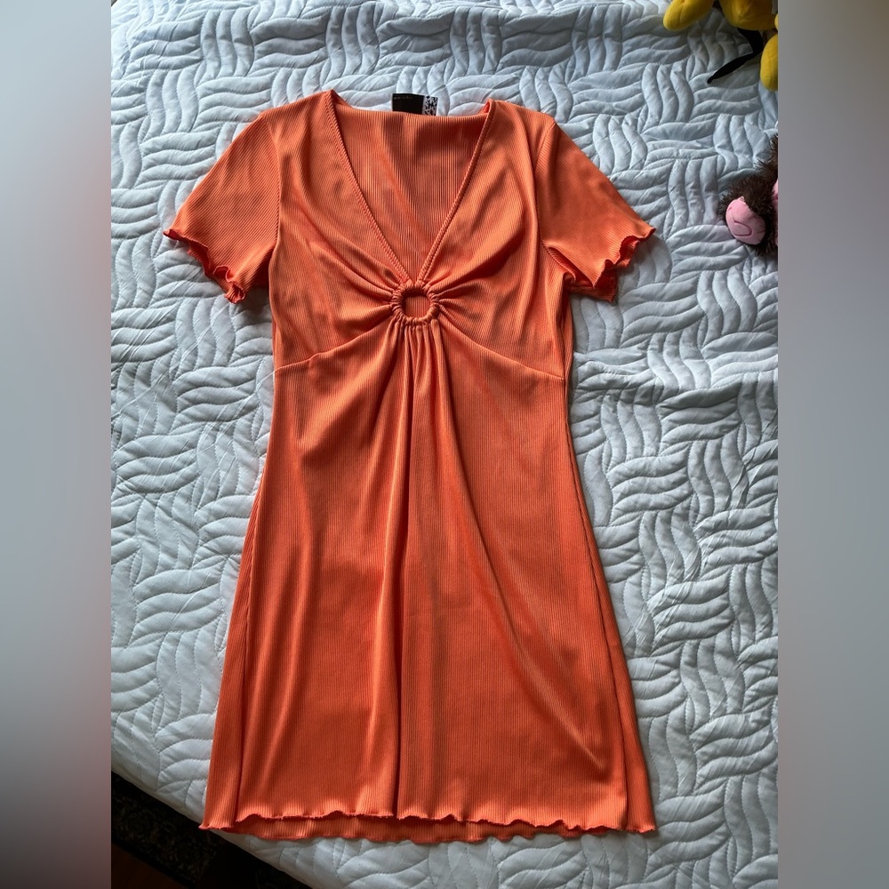 ASOS Orange ring dress size Medium